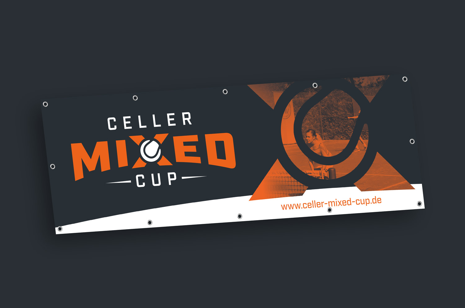 Banner für den Celler Mixed Cup
