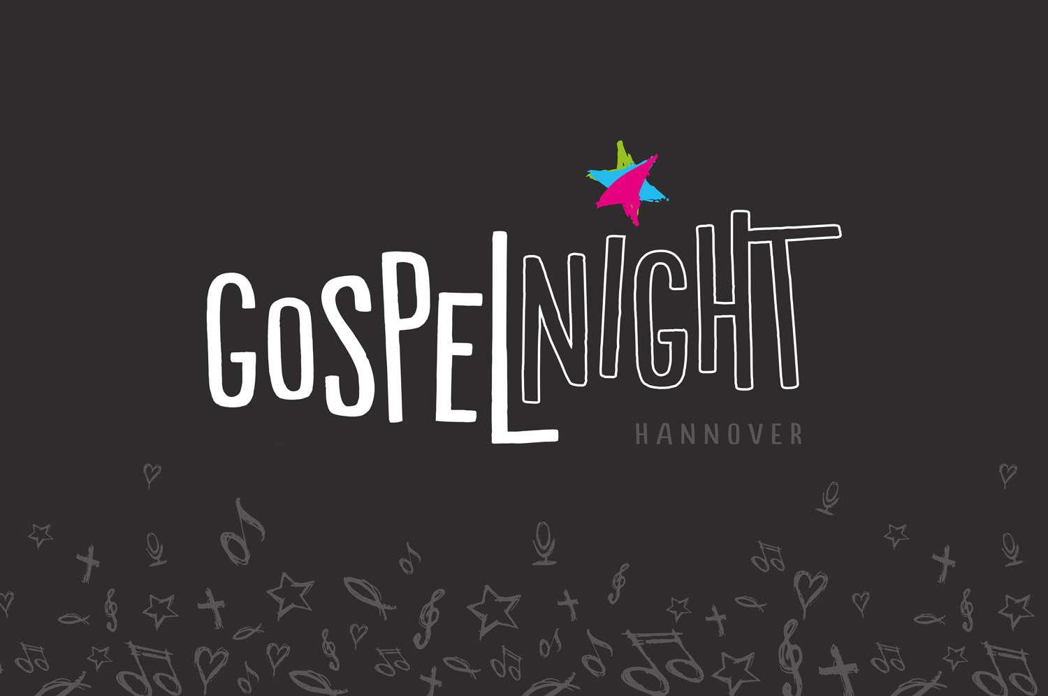  Logogestaltung für die Gospelnight Hannover