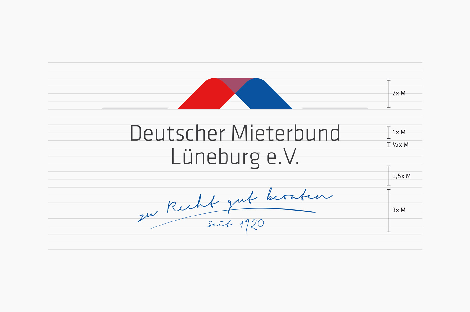 Logo-Konstruktion für den deutschen Mieterbund in Lüneburg