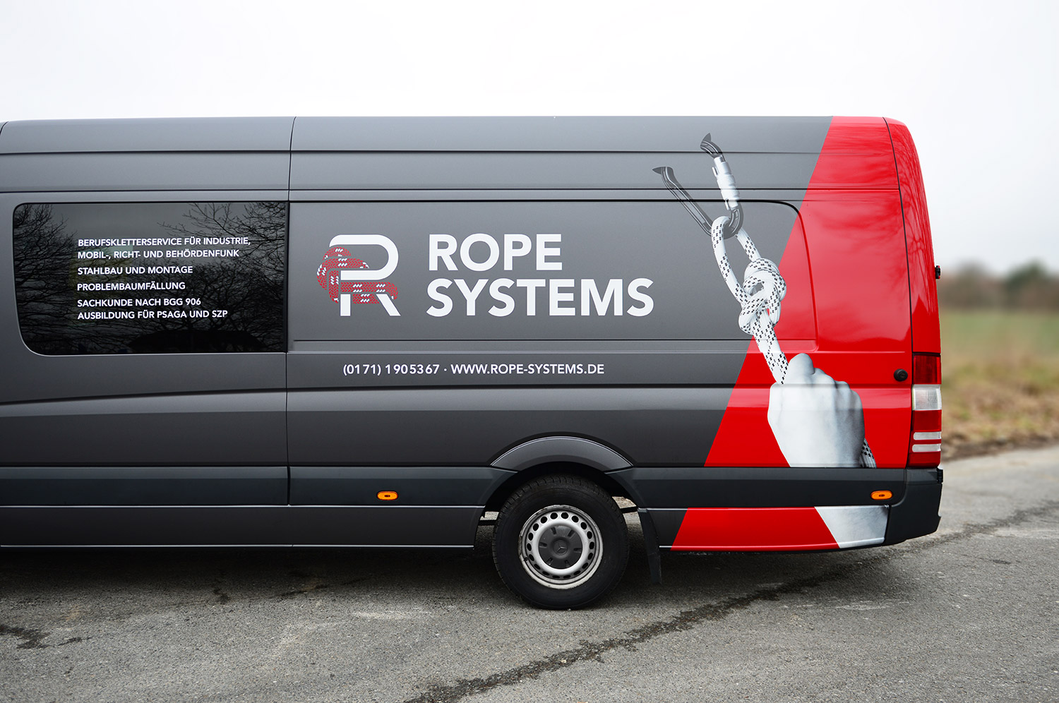 Fahrzeugfolierung für Rope Systems